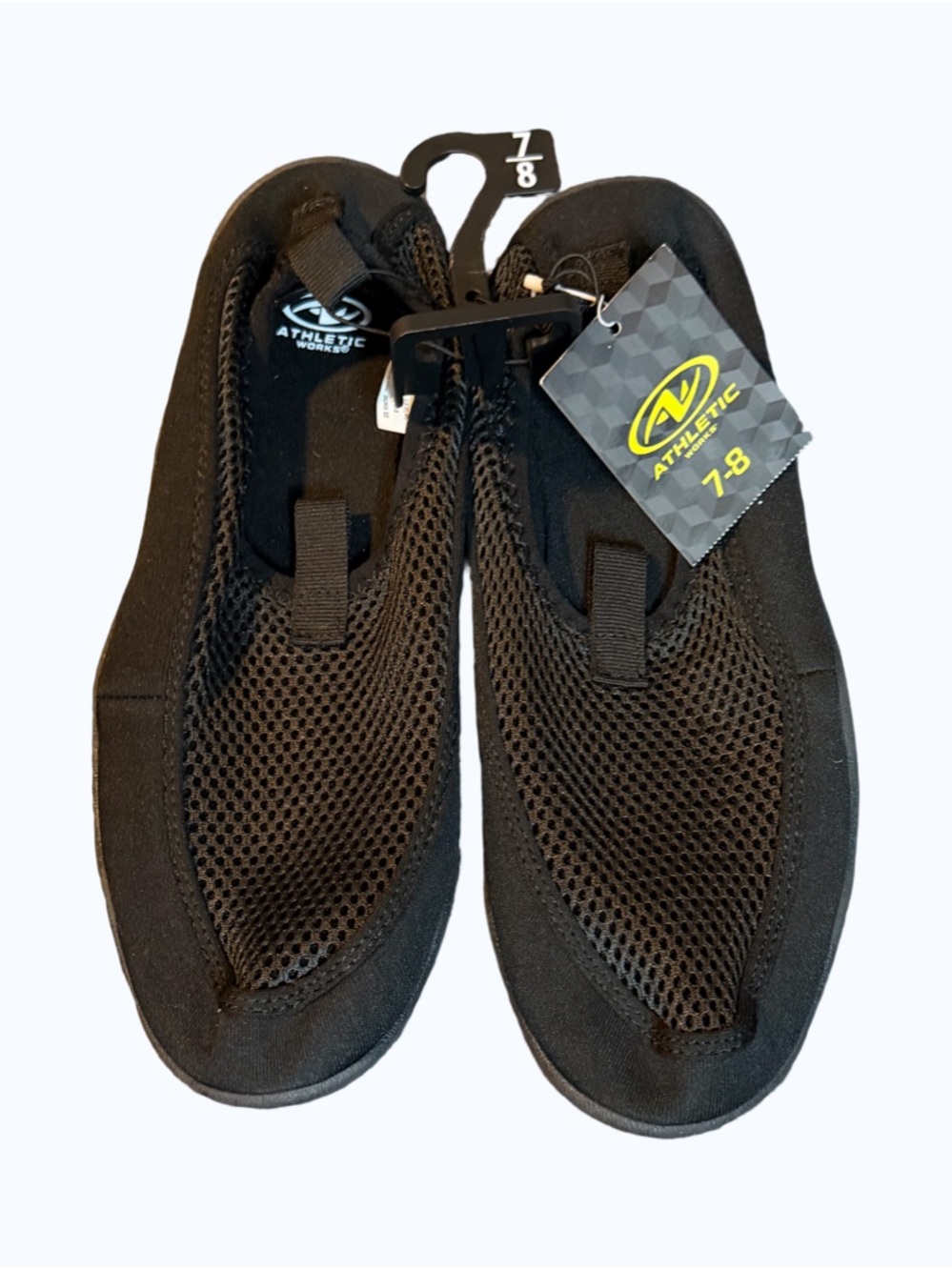 Black Unisex Water Shoes, River, Beach, Vacation Size 7-8
